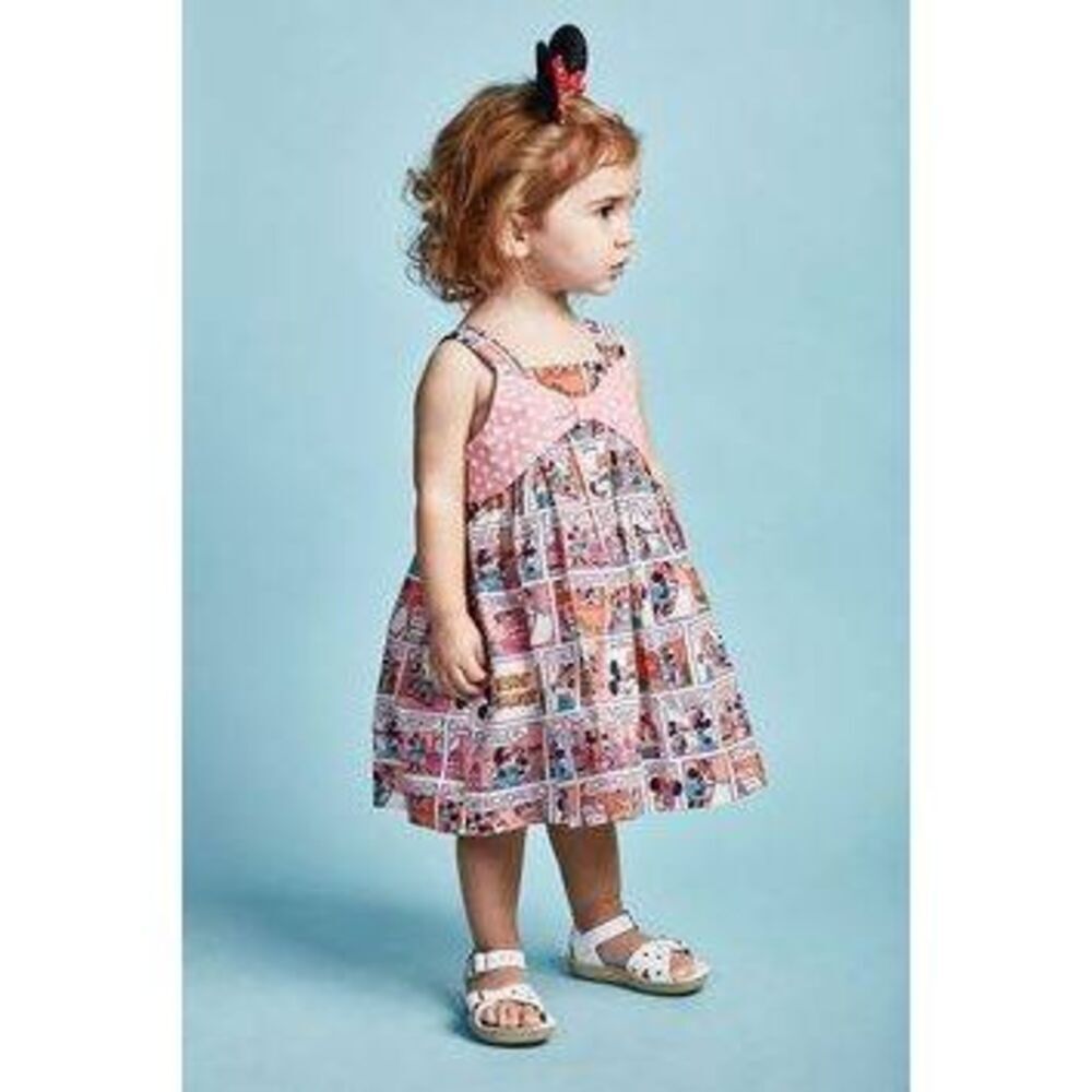 Pippa & Julie Disney Mickey & Minnie Girls Dress Comic Strip Size 4